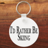 Rather Be Skiing Sleutelhanger (Voorkant)