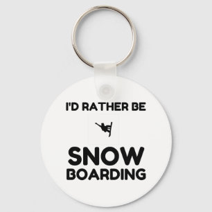 RATHER BE SNOWBOARDING SLEUTELHANGER