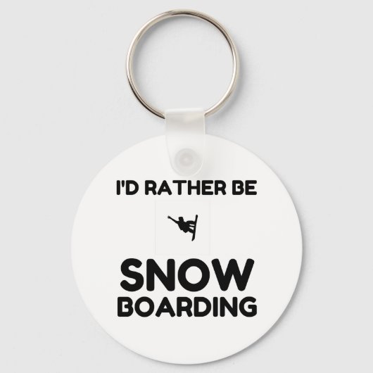 RATHER BE SNOWBOARDING SLEUTELHANGER (Voorkant)
