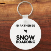 RATHER BE SNOWBOARDING SLEUTELHANGER (Voorkant)