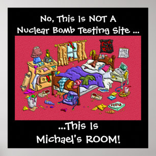 Rather Messy Room  Poster