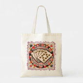 Rather Play Poker  Tote Bag (Achterkant)