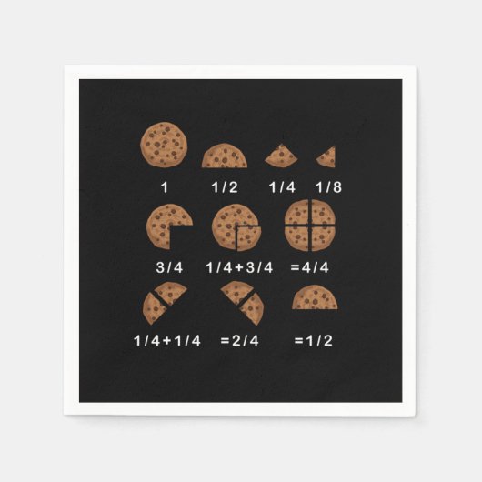 Ratio Aantal wiskunde School Nerd Gift Servet (Voorkant)