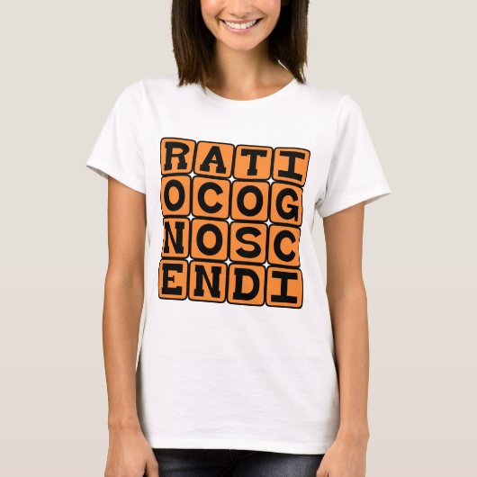 Ratio Cognoscendi, De Basis van Kennis T-shirt (Voorkant)