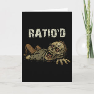 Ratio'd Teag-meme Grappige Zombie-Npc Geratio'd Ga Kaart
