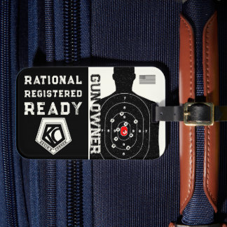 Rational Registered and Ready Gun Owner Bagagelabel