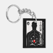 Rational Registered and Ready Gun Owner Sleutelhanger (Voorkant Links)