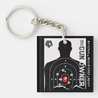 Rational Registered and Ready Gun Owner Sleutelhanger