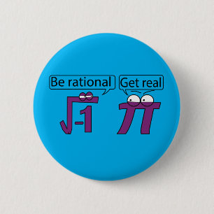 Rationeel ben! Word Echt! Ronde Button 5,7 Cm