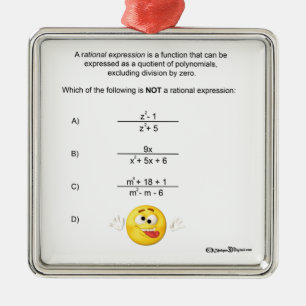 Rationele expressie metalen ornament