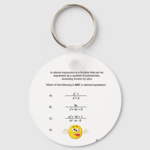 Rationele expressie Sleutelhanger