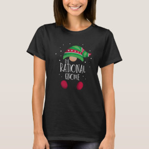 Rationele gnoomfamilie komt overeen met kerstpyjam t-shirt
