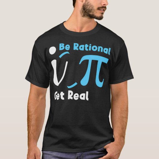 Rationele haal echte Wiskunde Joke Statistics Pun  T-shirt (Voorkant)