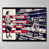 Rationsgaranties voor uw aandeel poster (Voorkant)