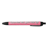 Ratitude-pen (roze) zwarte inkt pen (Bodem)