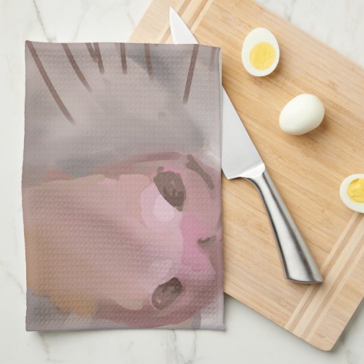 Ratkant Theedoek (Quarter Fold)