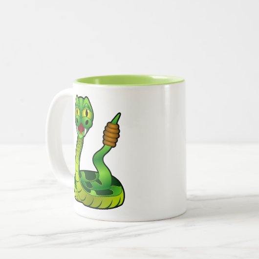 ratlesnake-159135 ratelslang reptielslang toxisch tweekleurige koffiemok (Voorkant links)