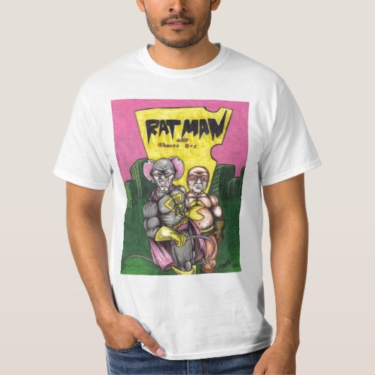 ratman en kaasjongen t-shirt (Voorkant)