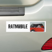 RATMOBIEL BUMPERSTICKER (Op auto)