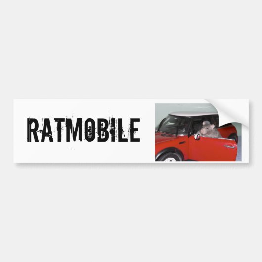RATMOBIEL BUMPERSTICKER (Voorkant)