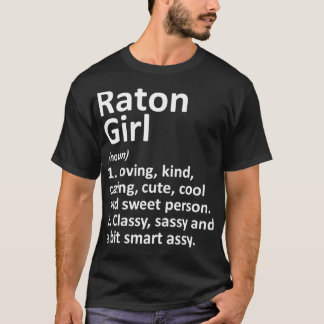 RATON L NM NEW MEXICO Grappige Stad Huis Roots Gif T-shirt