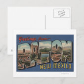 Raton, New Mexico - Grote Letter-scènes Briefkaart (Voorkant / Achterkant)