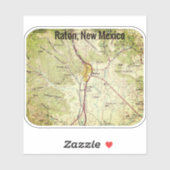 Raton New Mexico Topo Sticker (Vel)