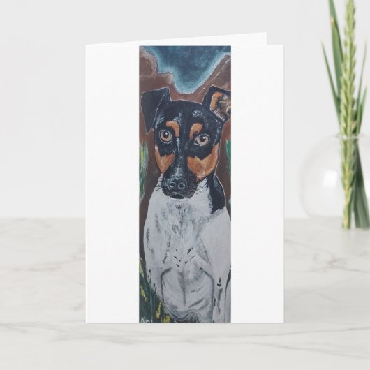 Ratonero in canyon schilderij van Alfred Fox Kaart (Voorkant)