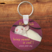 Ratregel/koel eigendom sleutelhanger (Voorkant)