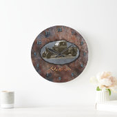 Ratrod Truck Rusty Metal Grote Klok (Huis)