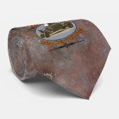 Ratrod Truck Rusty Metal Stropdas (Opgerold)