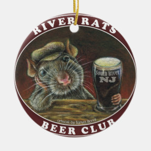 Rats Beer Club Keramisch Ornament