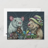 Rats Easter Baskets Briefkaart (Voorkant / Achterkant)