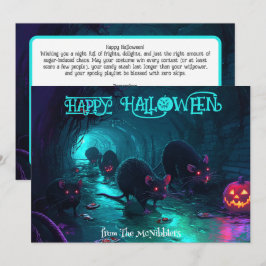 Rats 'n' Jack: Rioolspektakel Halloween kaart