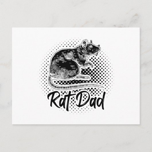 Rats Papa | Rodent House-rat Pet Gift Briefkaart (Voorkant)