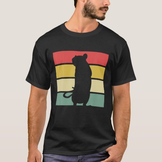 Rats Rat Ma Moeder Retro T-shirt (Voorkant)