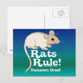 Rats Rule! Briefkaart (Voorkant / Achterkant)