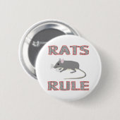 RATS RULE RONDE BUTTON 5,7 CM (Voorkant /achterkant)