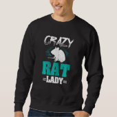 Rats S Crazy Rat Lady Trui (Voorkant)