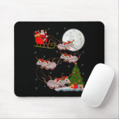Rats Santa Sleigh Flying Funny Magical Christmas P Muismat (Met muis)