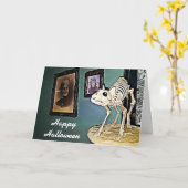 Rats, Skeletons en Witches Halloween Card Kaart (Gele Bloem)