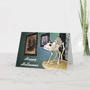 Rats, Skeletons en Witches Halloween Card Kaart