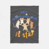 Rats Spelled Backwards Is Star Funny Rat Meme Rat Fleece Deken (Voorkant)