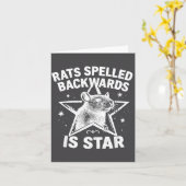 Rats Spelled Backwards Is Star Kaart (Gele Bloem)