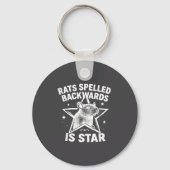 Rats Spelled Backwards Is Star Sleutelhanger (Voorkant)