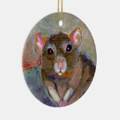 Ratschilderij Ik heb problemen met leuke, gevoelig Keramisch Ornament (Rechts)