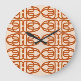 RATTAN acrylic wall clock Grote Klok