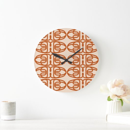 RATTAN acrylic wall clock Grote Klok (Huis)