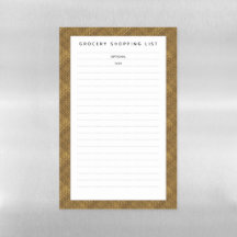 Rattan Grocery Shopping List