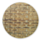 Rattan Keramische Knop (Voorkant)